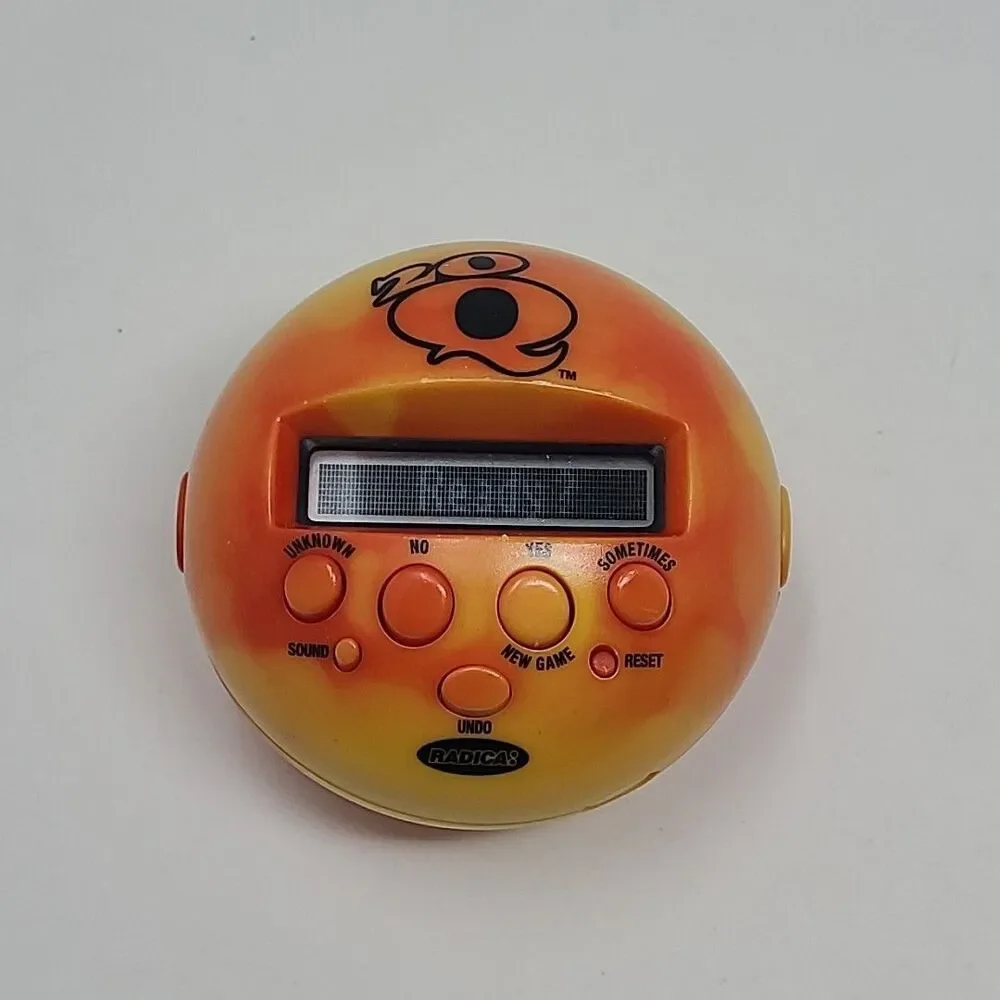 20Q - 20 Questions Electronic Hand Held Game Red Marble 2007 Radica WORKS